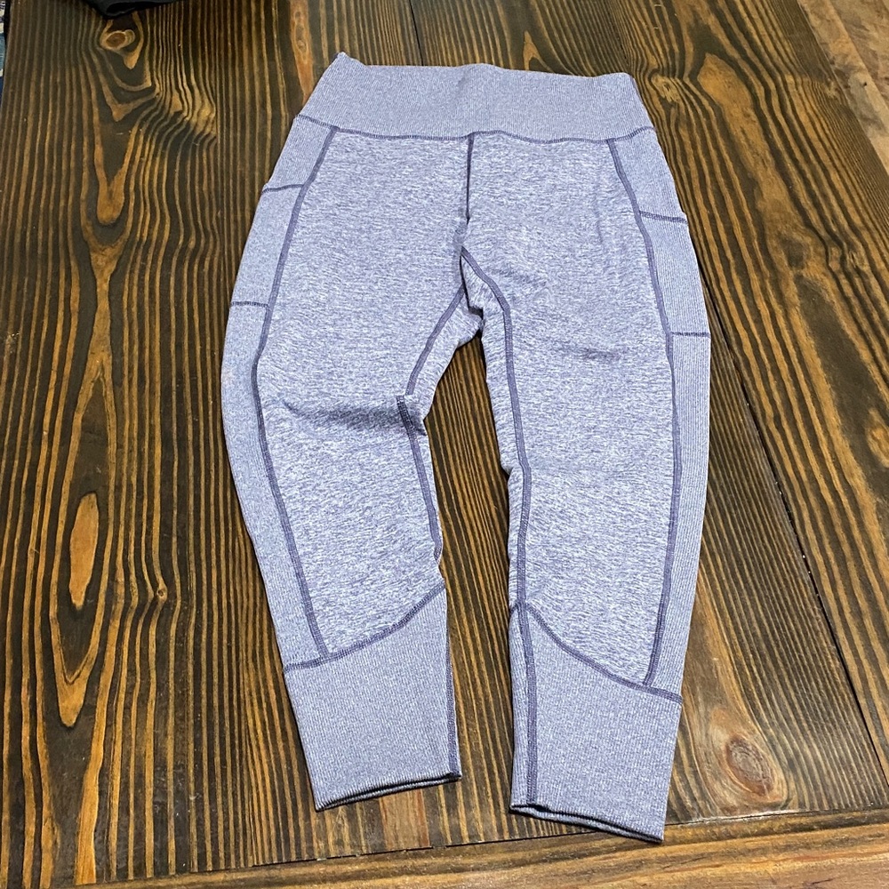 Women's Heather Blue Leggings - aerie offline - size L